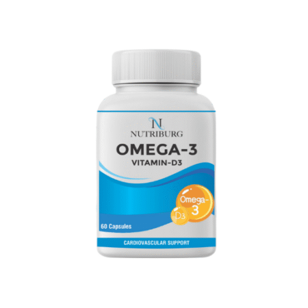 NUTRIBURG OMEGA 3 & VITAMIN D3 60S CAPSULE